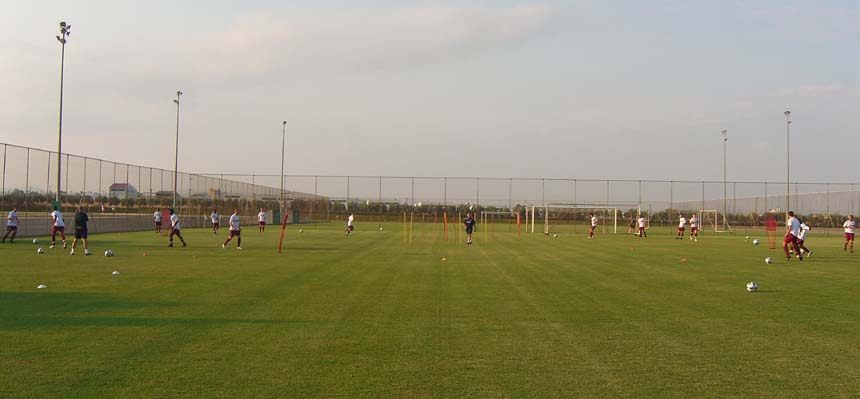 The training pitch